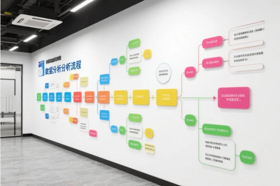 数据复盘流程可视化图